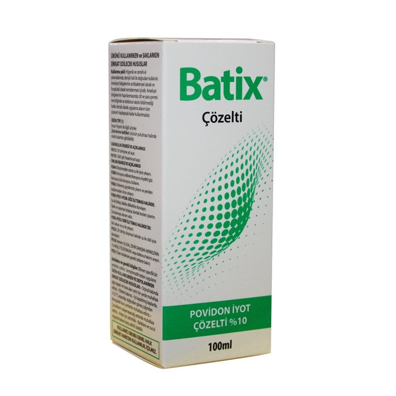 Batix Povidon İyot Çözelti %10 100ml